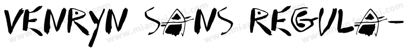 Venryn Sans Regula字体转换